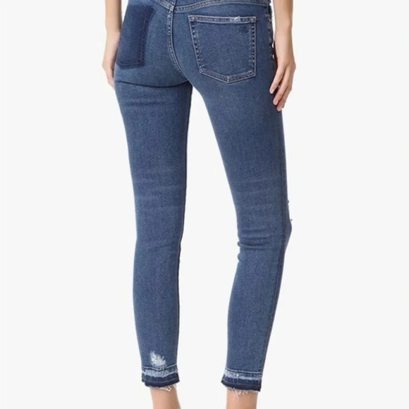 DL1961 Women’s Margaux Instasculpt Distressed Ankle Skinny Jeans Size 28 - Picture 4 of 12